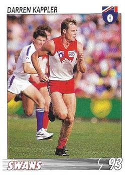 1993 Select AFL #25 Darren Kappler Front